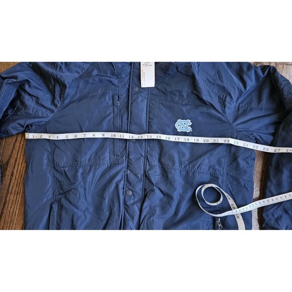 Antigua UNC Tar Heels Mens Hooded Insulated XL Jacket NWT Blue North Carolina - Picture 7 of 11